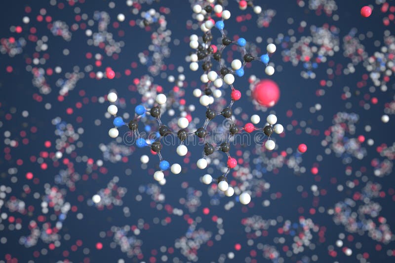 Trimethoprim Molecule, Molecular Structures, Urinary Antiinfectives