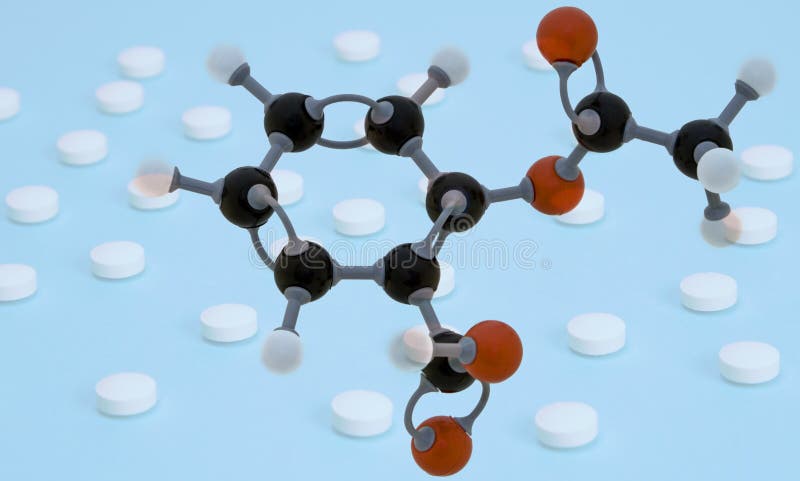 The molecular structure of aspirin royalty free stock images The molecular structure of aspirin royalty free stock images