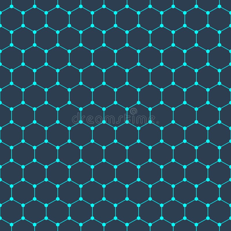 Molecular structure nahtlos pattern background stock abbildung