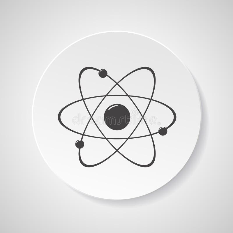 Molecule atom icon vector illustration