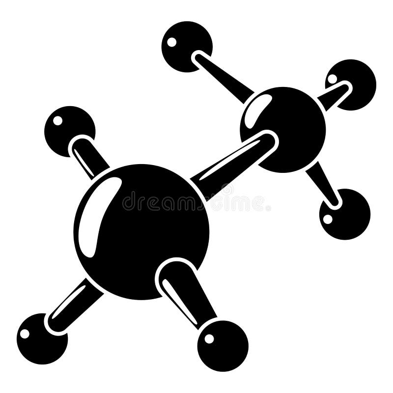 Molecule Atoms 3d Molekularstruktur Vector Illustration kann für Web verwendet werden