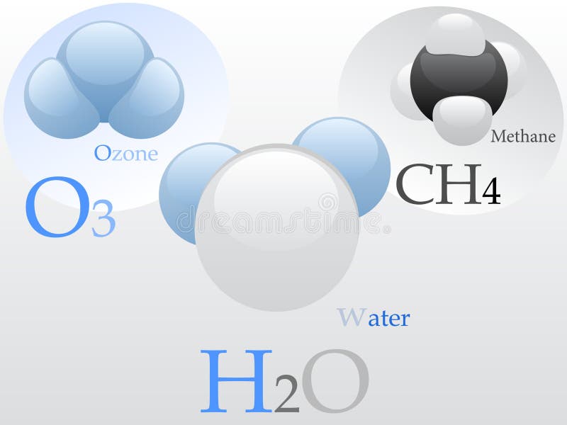 Molecules vector illustration