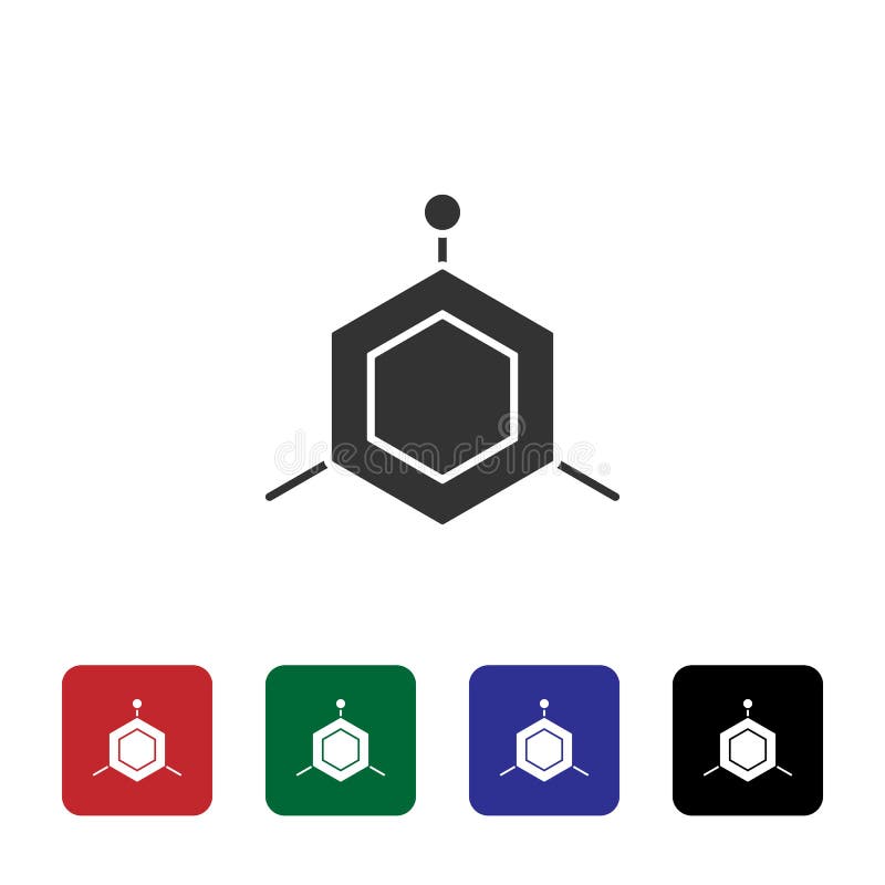 Download Chemical Reaction Icon On White Background. Simple Element ...