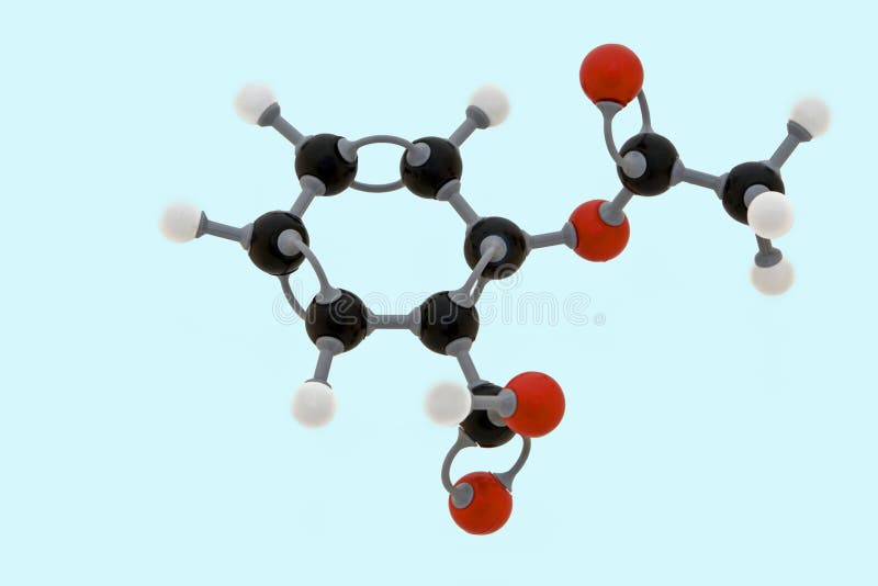 Spatial molecular structure of Aspirin (acetylsalicylic acid). Spatial molecular structure of Aspirin (acetylsalicylic acid)