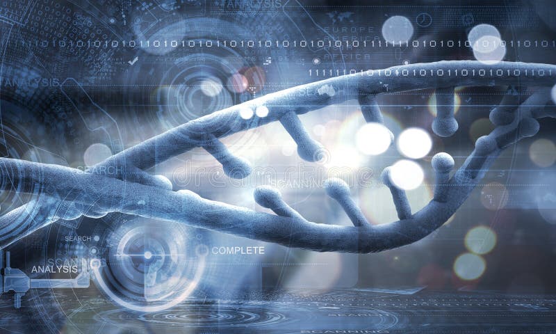 Molekül von DNA stockfoto Molekül von DNA stockfoto