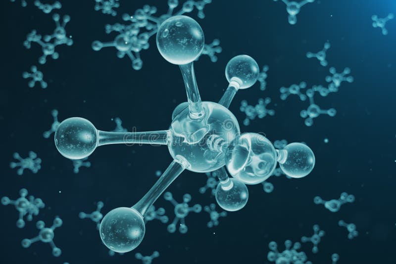 Molekülstruktur der Illustration 3D Wissenschaftlicher medizinischer Hintergrund mit Atomen und Molekülen Wissenschaftlicher Hint vektor abbildung Molekülstruktur der Illustration 3D Wissenschaftlicher medizinischer Hintergrund mit Atomen und Molekülen Wissenschaftlicher Hint vektor abbildung