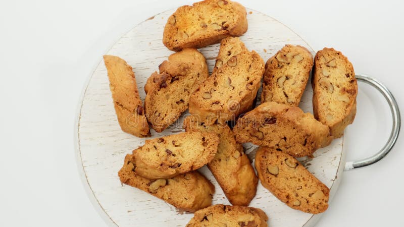 Molho italiano almond biscotti cantuccini biscoitos tradicionais italianos natal