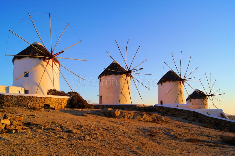 Molinoes de viento griegos
