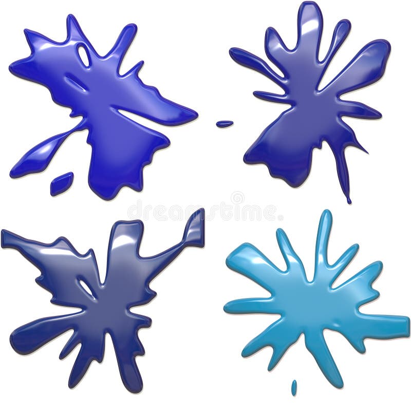Molto modello blu della macchia sugli ambiti di provenienza bianchi royalty illustrazione gratis Molto modello blu della macchia sugli ambiti di provenienza bianchi royalty illustrazione gratis
