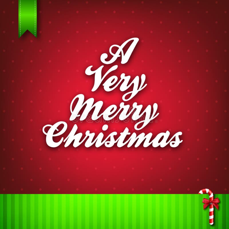 Molto una cartolina d'auguri di Buon Natale royalty illustrazione gratis Molto una cartolina d'auguri di Buon Natale royalty illustrazione gratis
