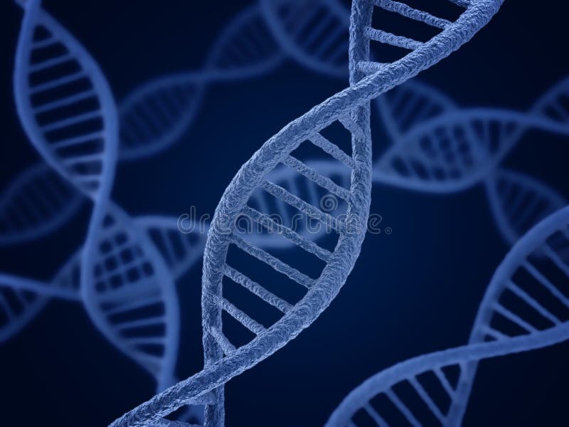 Molécula de ADN ilustração royalty free