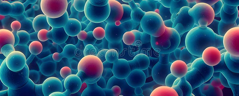 Molecules of candida auris fungal infection.Macro,banner. AI generated. Molecules of candida auris fungal infection.Macro,banner. AI generated