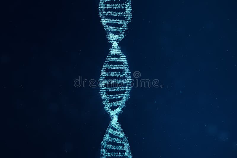Molécule artificielle d'ADN d'intelegence Génome de code binaire de concept La science abstraite de technologie, ADN artificielle photos stock Molécule artificielle d'ADN d'intelegence Génome de code binaire de concept La science abstraite de technologie, ADN artificielle photos stock
