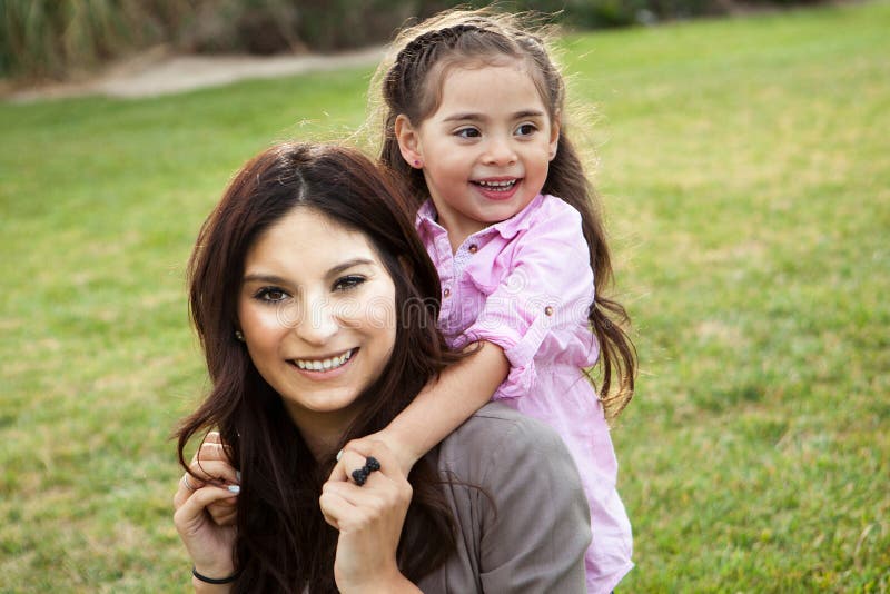 Mom and daughter