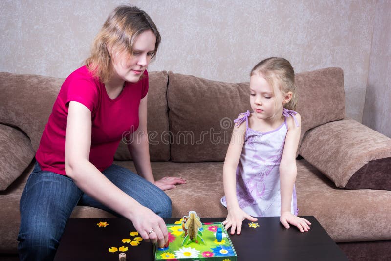 176 Mom Daughter Board Games Stock Photos Free & RoyaltyFree Stock