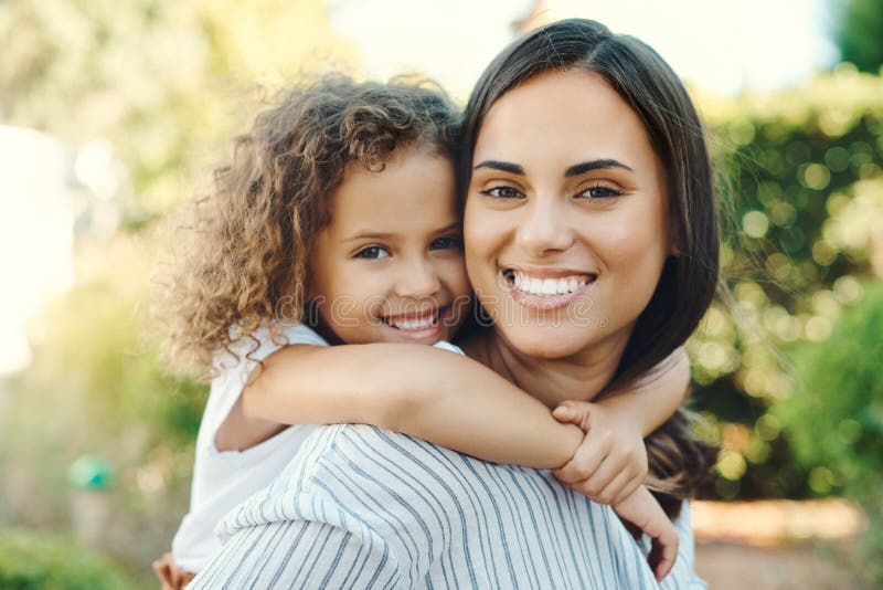 Portrait of young mother giving her son a piggyback ride, Stock Photo,  Picture And Royalty Free Image. Pic. WES-DGOF00925