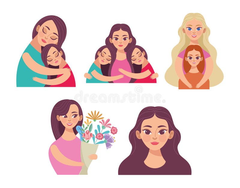 Moms Characters Stock Illustrations 606 Moms Characters Stock