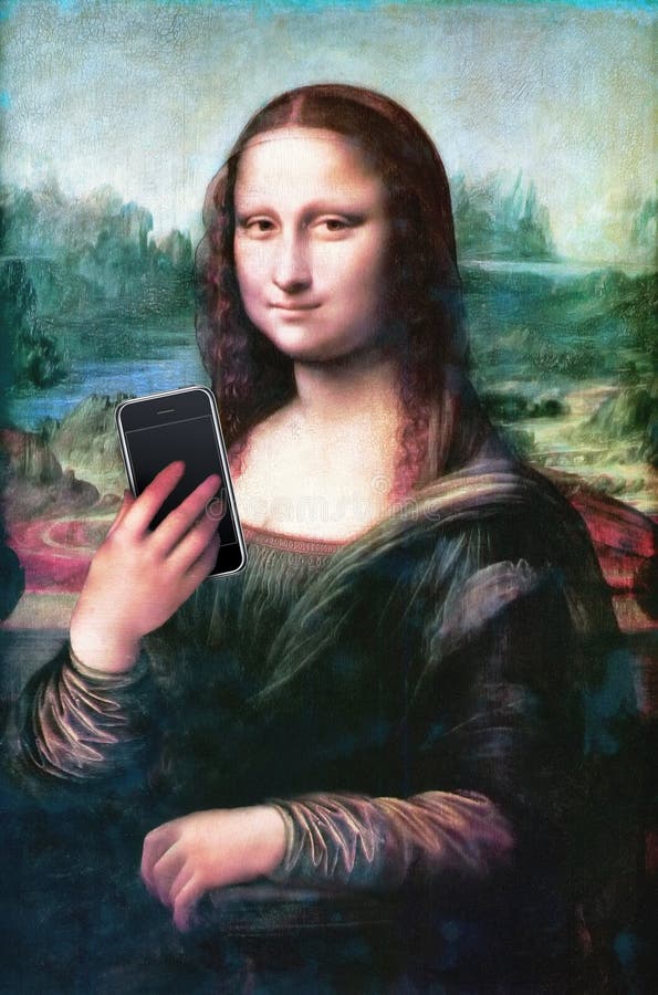 Mona lisa selfie divertenti
