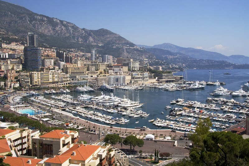 Monaco harbor stock image. Image of mediterranean, provence - 10699885