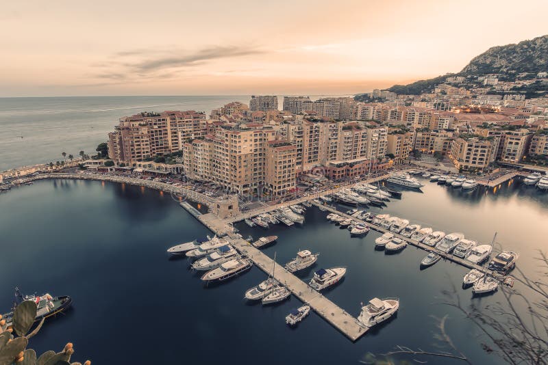 Monaco på den franska Rivieraen royaltyfria bilder Monaco på den franska Rivieraen royaltyfria bilder