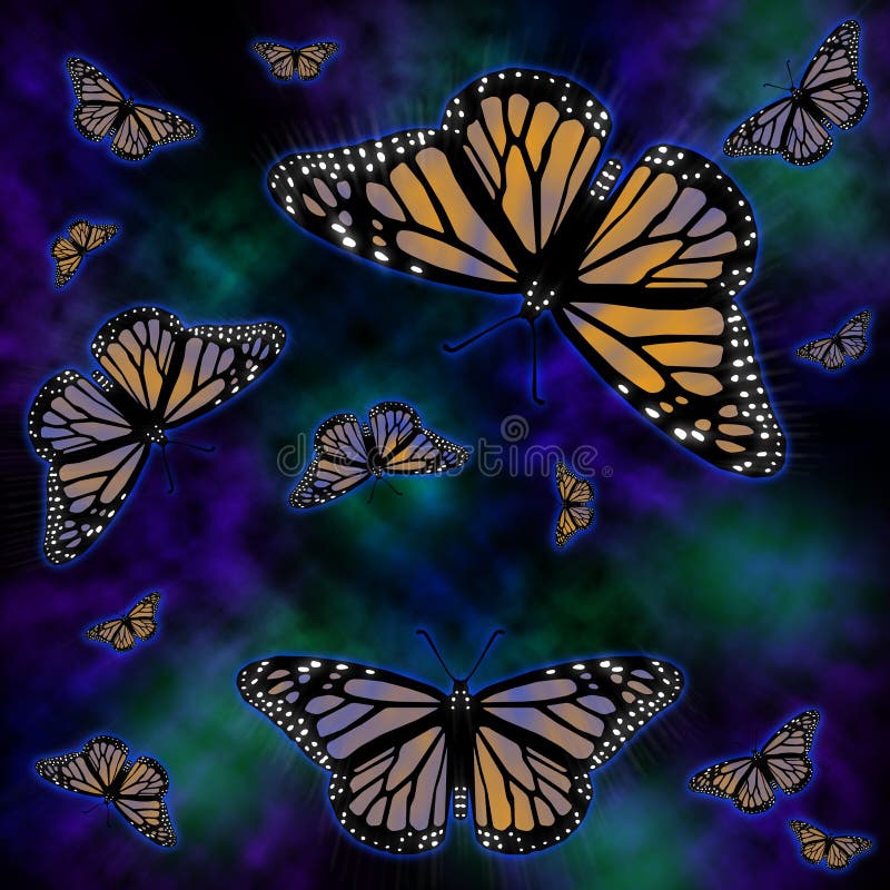 Monarch butterfly background