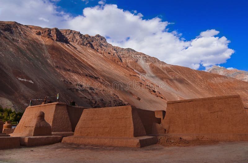 Monasteries in Mountains royalty free stock image