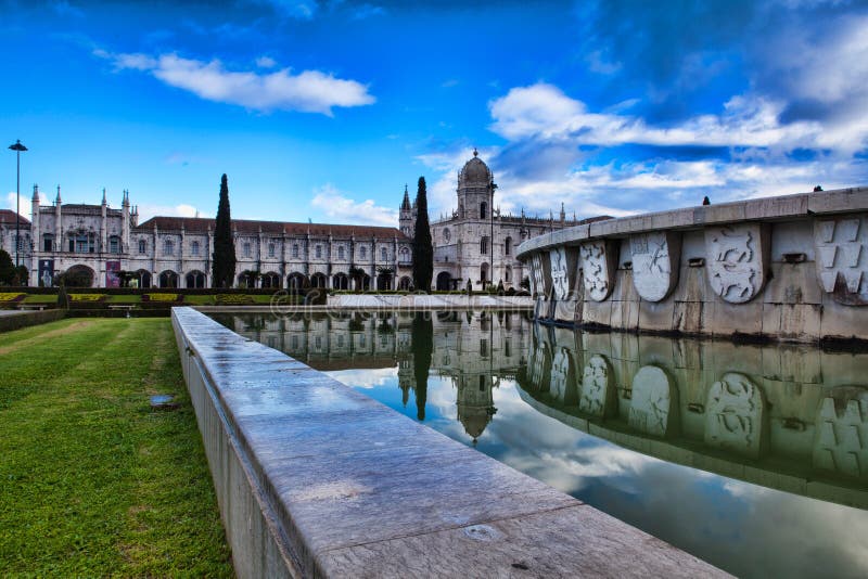 Monasterio de Jeronimo en Lisboa, Portugal Patrimonio mundial s de la UNESCO foto de archivo Monasterio de Jeronimo en Lisboa, Portugal Patrimonio mundial s de la UNESCO foto de archivo