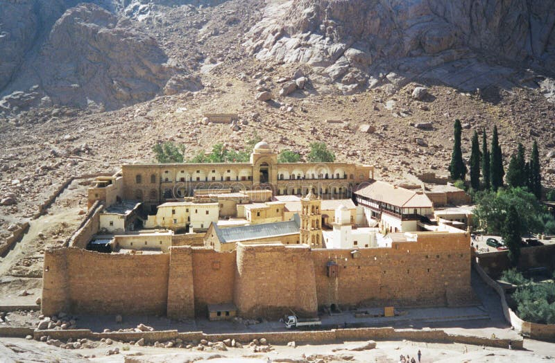 Monasterio del St. Catalina. Egipto foto de archivo Monasterio del St. Catalina. Egipto foto de archivo