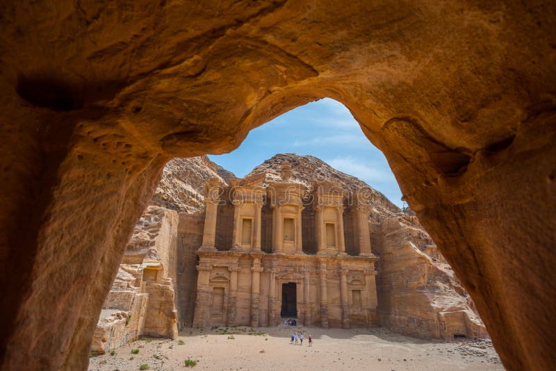 Monasterio en el Petra, Jordania