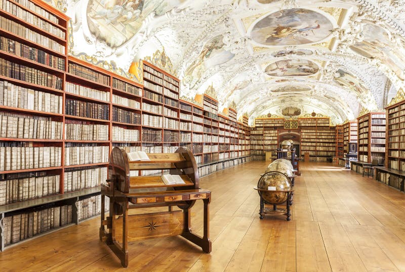 Monastero di Strahov a Praga fotografia stock libera da diritti