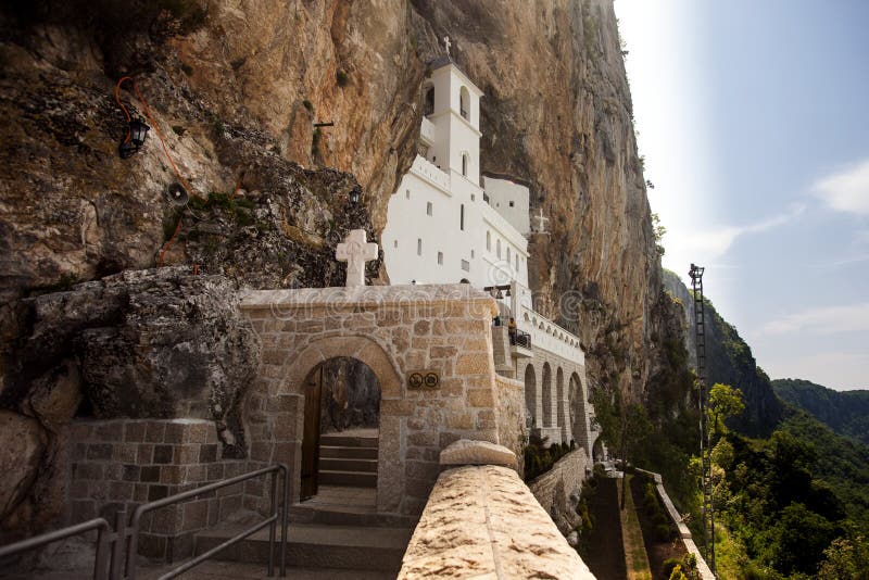 monasteru Montenegro ostrog zdjęcie royalty free monasteru Montenegro ostrog zdjęcie royalty free