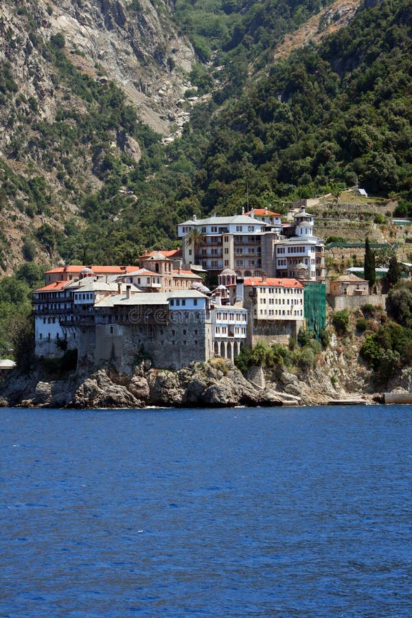 Monastery on athos mountain