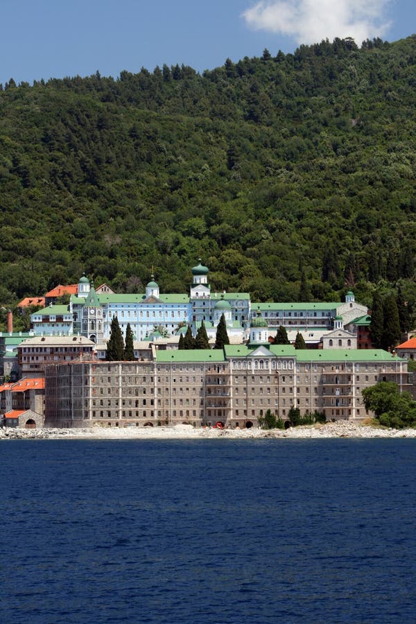 Monastery on athos mountain