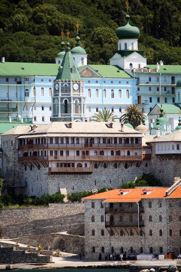 Monastery on athos mountain