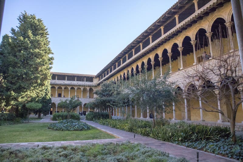 Monastery in Barcelona stock image. Image of barcelona - 142139345