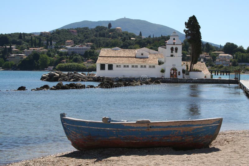 Monastery at Kanoni, Corfu.