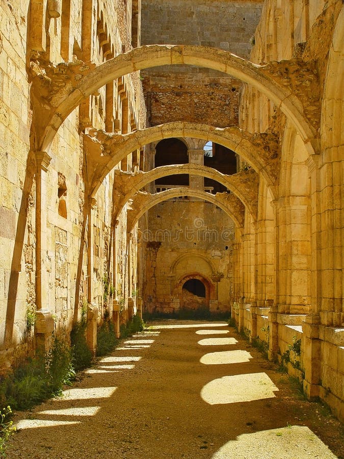 The monastery of San Pedro de Arlanza in Burgos