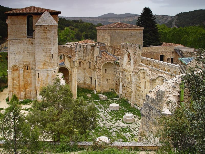 The monastery of San Pedro de Arlanza in Burgos