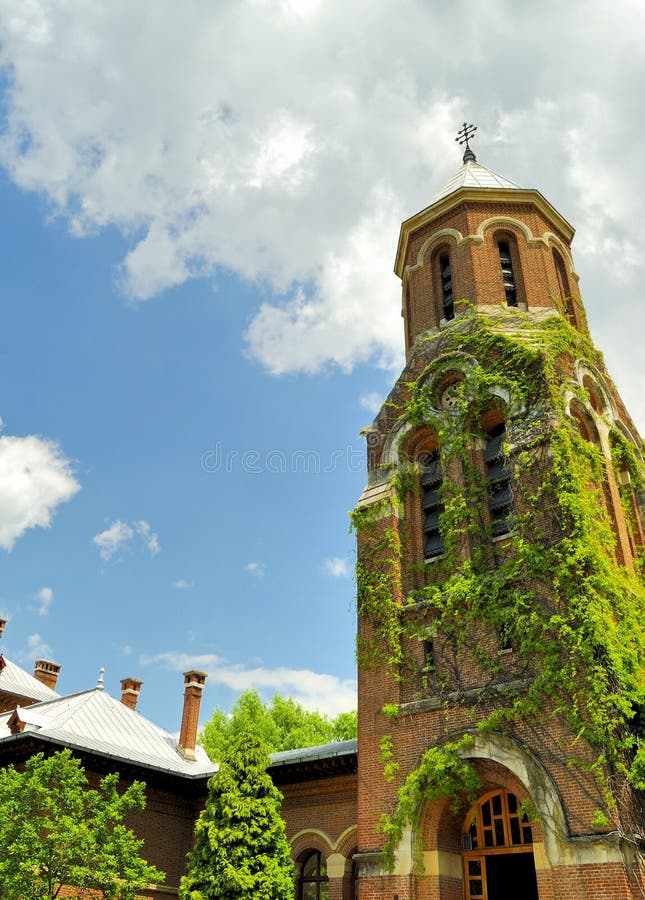 Monastic palace at Curtea de Arges in Romania