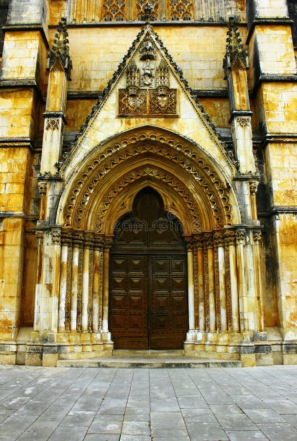 Monastère de Batalha, Batalha, Portugal images libres de droits Monastère de Batalha, Batalha, Portugal images libres de droits