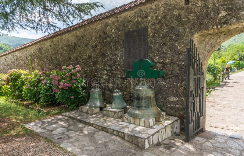 Monastère de Moraca dans Monténégro photo stock Monastère de Moraca dans Monténégro photo stock