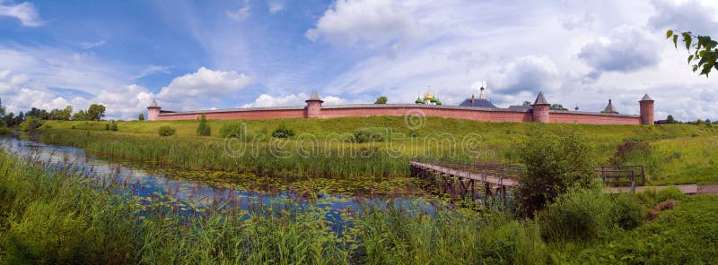Monastère de saint Euthymius, point de repère de Suzdal, Russie images libres de droits Monastère de saint Euthymius, point de repère de Suzdal, Russie images libres de droits