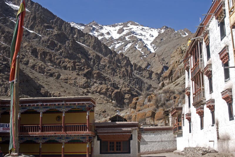 Monastère, Hemis, Ladakh, Inde images libres de droits Monastère, Hemis, Ladakh, Inde images libres de droits