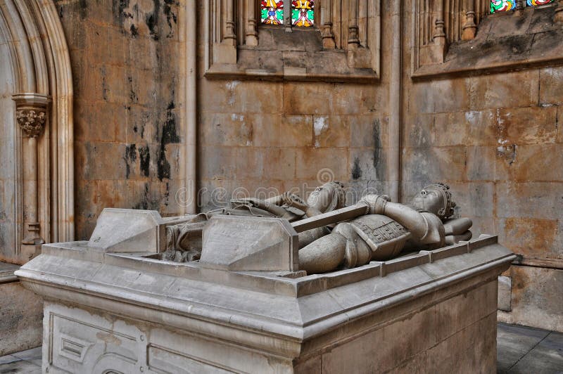 Monastère historique de Batalha au Portugal photographie stock Monastère historique de Batalha au Portugal photographie stock