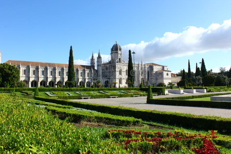 Monastério de Jeronimos, Lisboa, Portugal fotografia de stock royalty free Monastério de Jeronimos, Lisboa, Portugal fotografia de stock royalty free