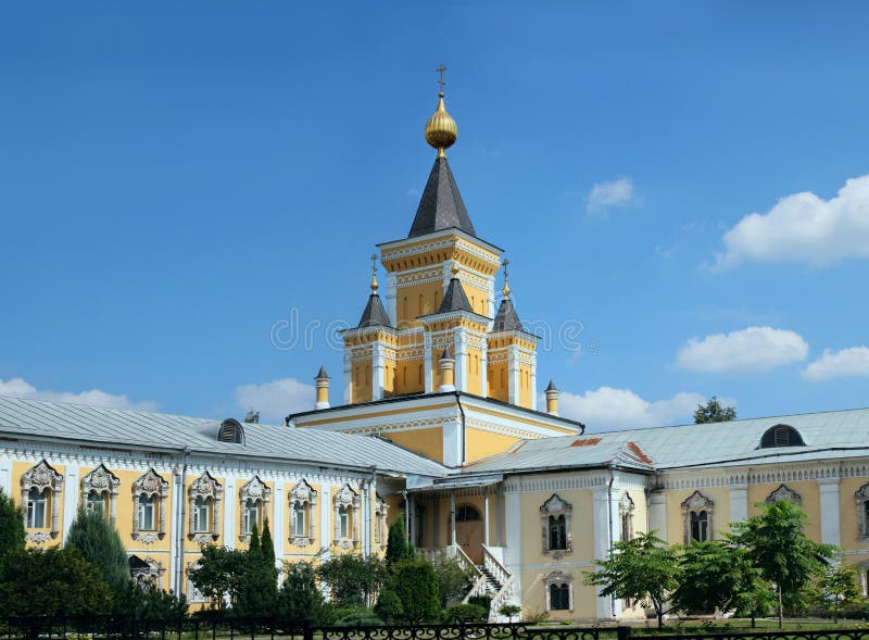 Monastério de Nikolo-Ugreshsky em Dzerzhinky Região de Moscovo imagem de stock Monastério de Nikolo-Ugreshsky em Dzerzhinky Região de Moscovo imagem de stock