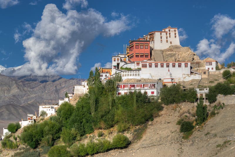 Monastério de Thiksay, Ladakh, Jammu e Caxemira, Índia foto de stock Monastério de Thiksay, Ladakh, Jammu e Caxemira, Índia foto de stock