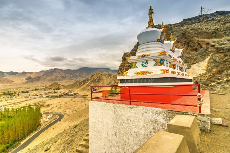 Monastério de Thiksay, Leh, Ladakh, Jammu e Caxemira, Índia imagem de stock Monastério de Thiksay, Leh, Ladakh, Jammu e Caxemira, Índia imagem de stock