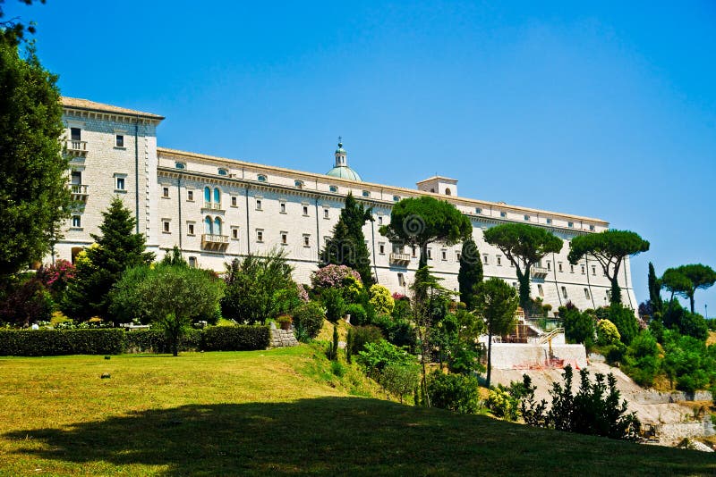 Benedictine monastery (Abbey), Monte Cassino, Italy. Benedictine monastery (Abbey), Monte Cassino, Italy