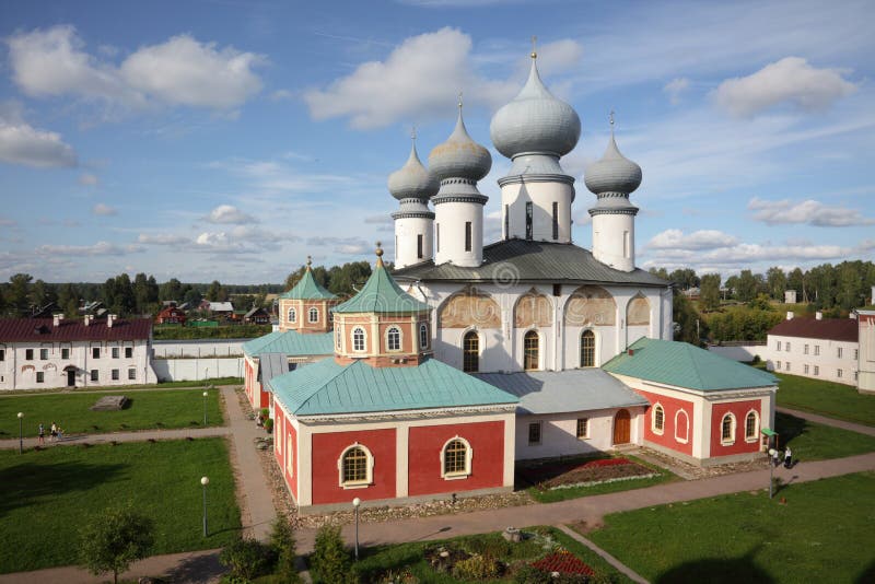 Mosteiro Russo Antigo fotografia de stock royalty free
